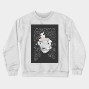 collage art / Faces 2 Crewneck Sweatshirt